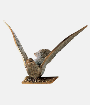 Colombe en Bronze
